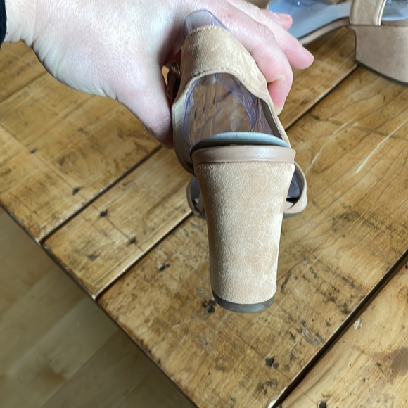 Nude Open Toe Heels - Picture 5 of 6